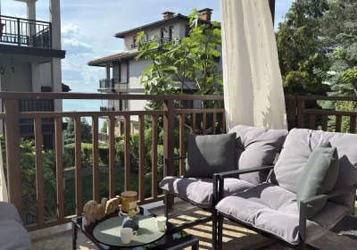 One-bedroom apartment for up to 6 guests in Villa 202, Santa Marina complex, Sozopol.