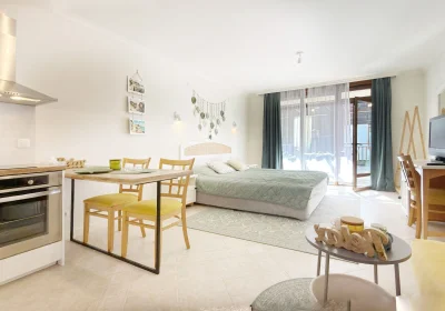 Studio with a large terrace in Santa Marina, Villa 202