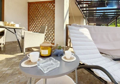 Studio with a large terrace in Santa Marina, Villa 202