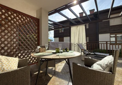 Studio with a large terrace in Santa Marina, Villa 202