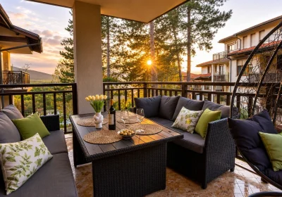 One bedroom apartment with sea view in 405 villa, Santa Marina, Sozopol 