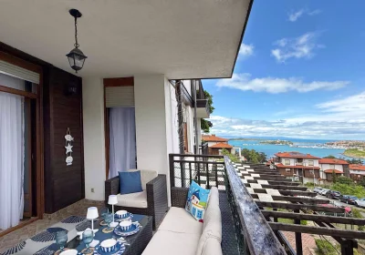 Two bedroom apartment with sea view in 702 villa, Santa marina, Sozopol